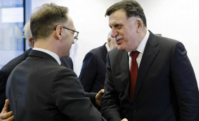 Alman Bakan Maas, Libya’da Başbakan Serrac ile görüştü