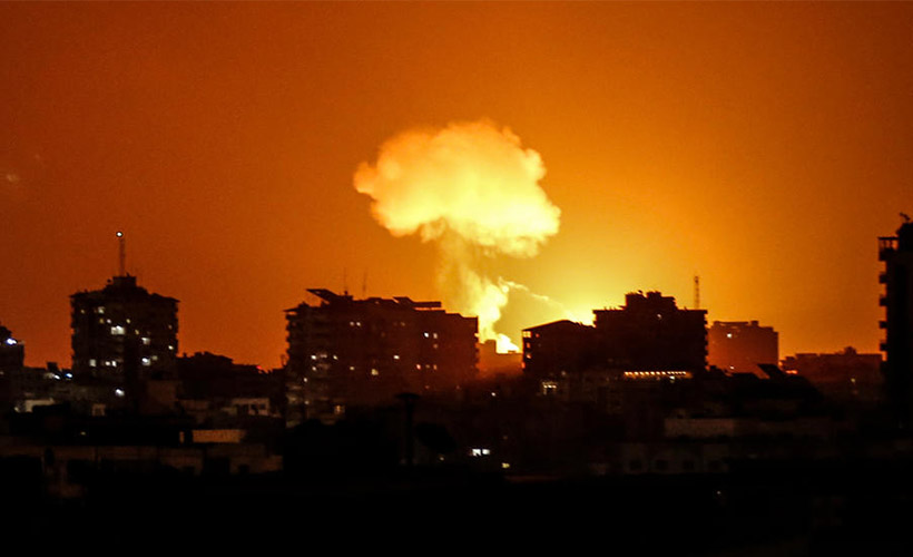 İsrail, yine Gazze'yi vurdu