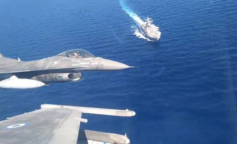 ABD ve Yunanistan’dan, Girit'in güneyinde ortak askeri tatbikat