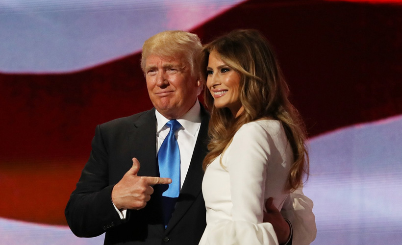 Melania Trump’tan eşine övgü: Tüm saldırılara rağmen Donald asla pes etmedi