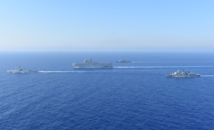 Yunanistan, Güney Kıbrıs, İtalya ve Fransa'dan Doğu Akdeniz’de ortak tatbikat