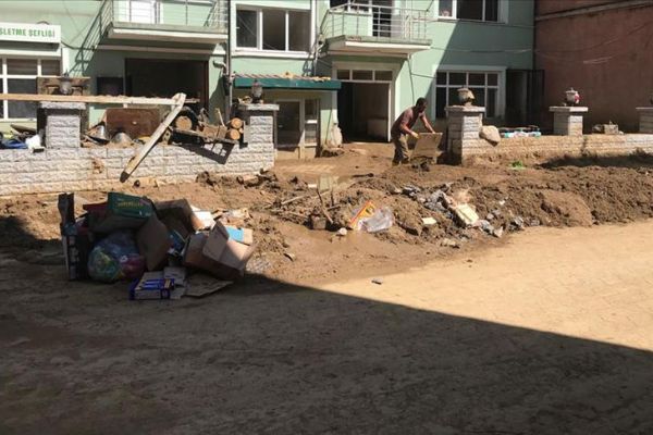 Giresun Doğankent'teki selin yeni görüntüleri ortaya çıktı