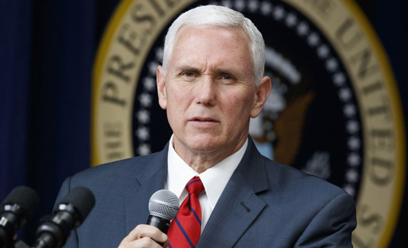 Pence’den, polise destek