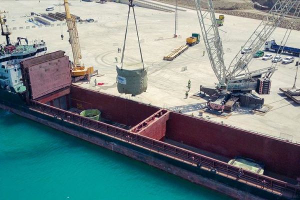 Akkuyu NGS'nin ikinci güç ünite ekipmanı sahaya ulaştı