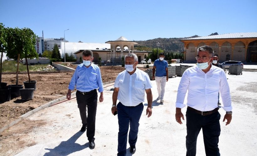 Paşa Camii'nde rekreasyon çalışmaları devam ediyor