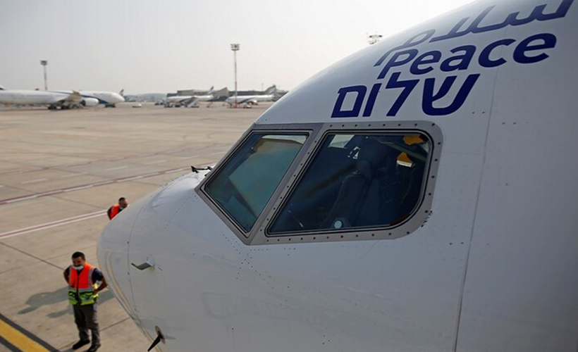 BAE’ye giden ilk İsrail uçağında dikkat çeken detaylar!