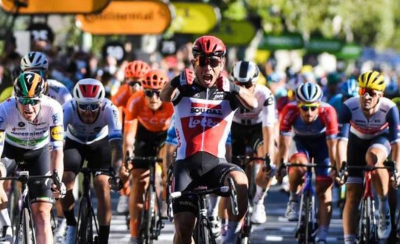 Fransa Bisiklet Turu 3. Etabını Caleb Ewan kazandı