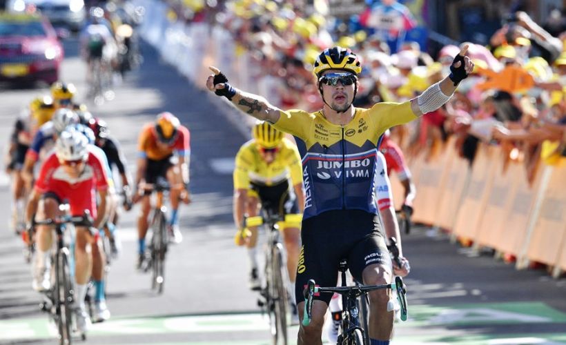 Fransa Bisiklet Turu'nun 4. etabını Primoz Roglic kazandı