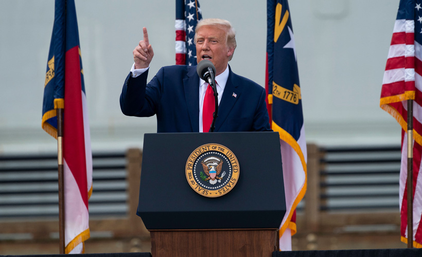 Trump'tan ilginç öneri: Kuzey Karolina'da yaşayanlar iki kere oy kullansın