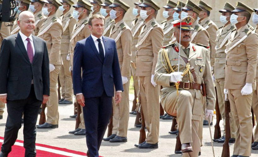 Macron, Bağdat ziyaretinde de Türkiye’yi suçladı