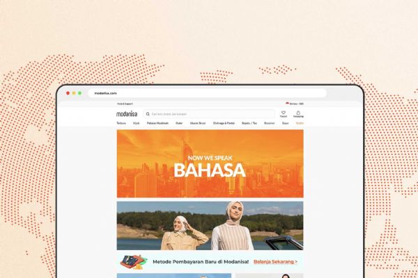 Modanisa artık 6 dilde: Selamat Datang Bahasa