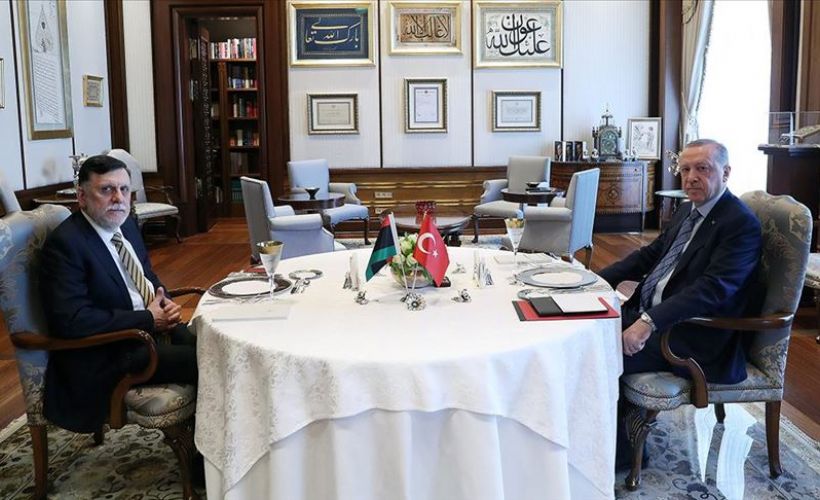 Cumhurbaşkanı Erdoğan Serrac ile bir araya geldi