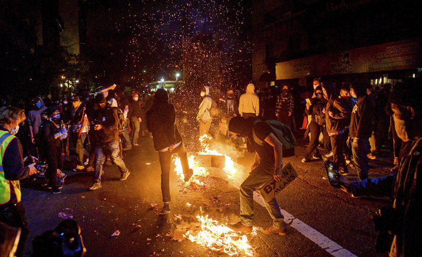 ABD'de Floyd gösterileri 100. gününde: 59 kişi gözaltına alındı