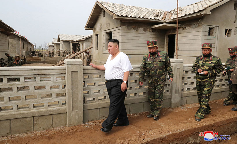 Kayıp ve hasta denilen Kim, felaket bölgesinde