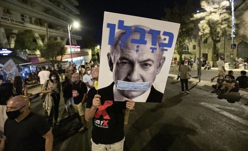 Batı Kudüs'te Netanyahu karşıtı gösteri