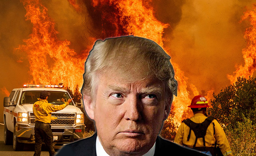 Trump, yangınların vurduğu California'ya gidiyor