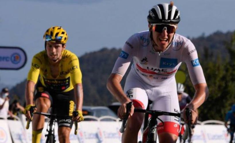 Fransa Bisiklet Turu 15. etabını Tadej Pogacar kazandı