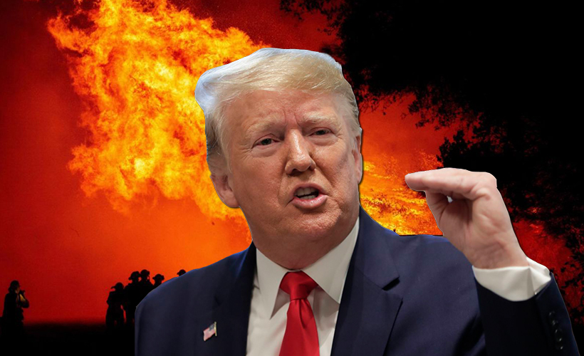 Trump: Yangınların sebebi küresel ısınma değil