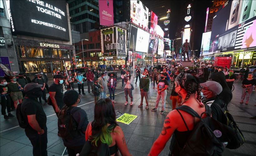New York'ta ırkçılık karşıtı gösteri