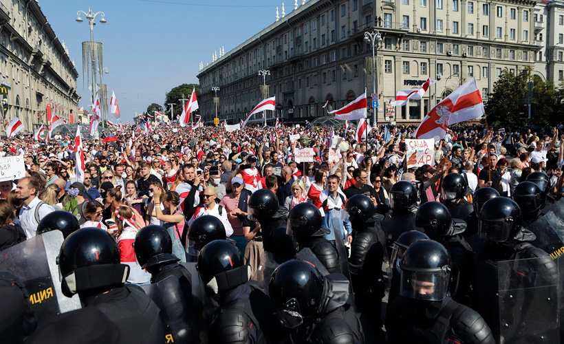 Rusya: ABD, Belarus’taki protesto eylemleri için para gönderdi