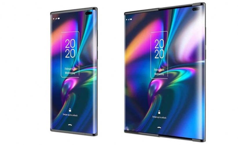 LG, Samsung'a çalım atıyor:LG Katlanabilir telefon konsepti!