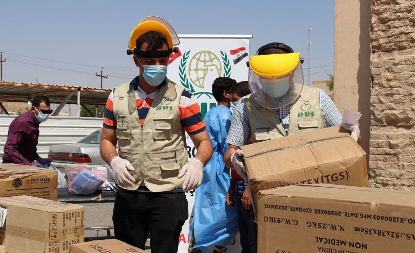 İHH’dan Irak’a koronavirüs yardımı