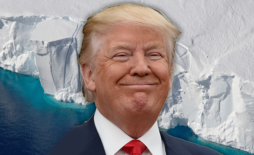 Antartika'da buzullar erirken; Trump, bir iklim inkarcısını işe aldı