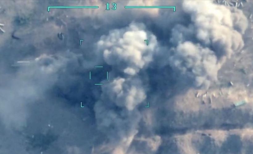 Ermenistan ordusunun konuşlandığı bölgelerden dumanlar yükseliyor