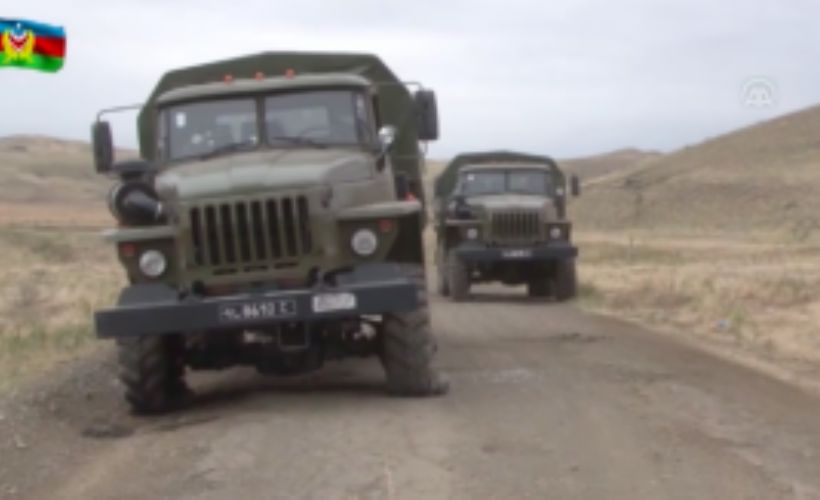 Azerbaycan ordusunun ele geçirdiği askeri araç ve silahlar