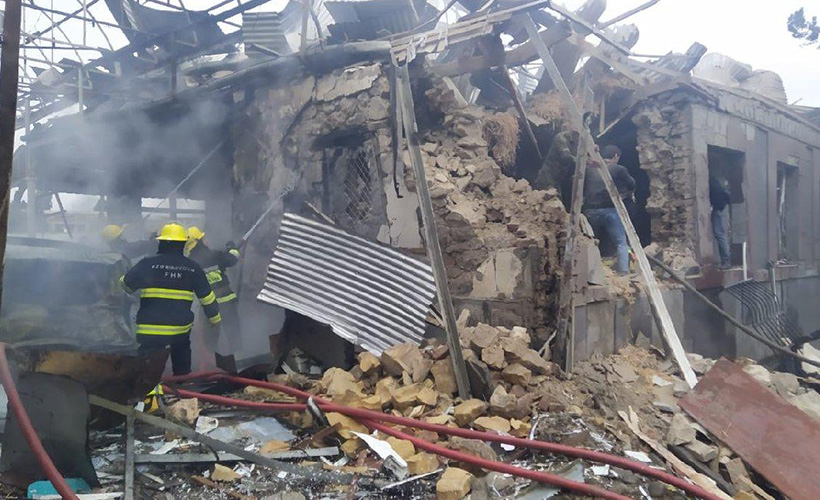 Ermenistan, Gence'ye yine saldırdı