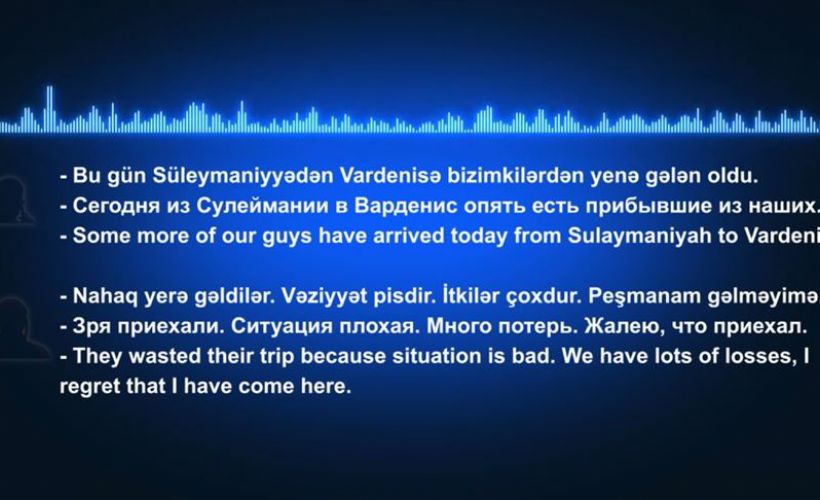Karabağ'da Ermenistan adına savaşan PKK'lı teröristlerin telsiz konuşmalarına ulaşıldı