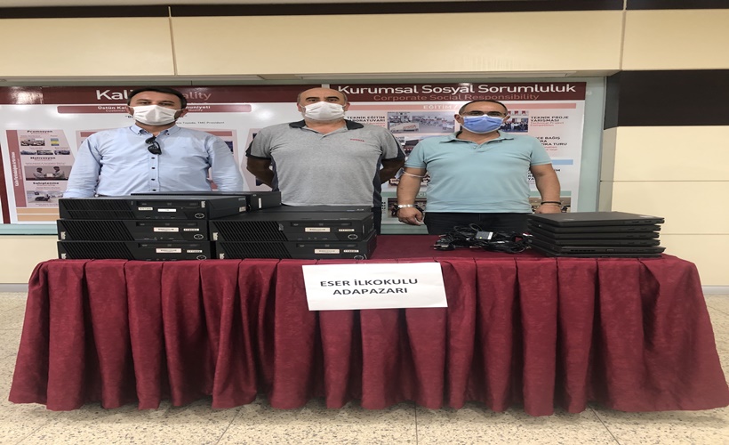 Toyota'dan öğrencilere bilgisayar desteği