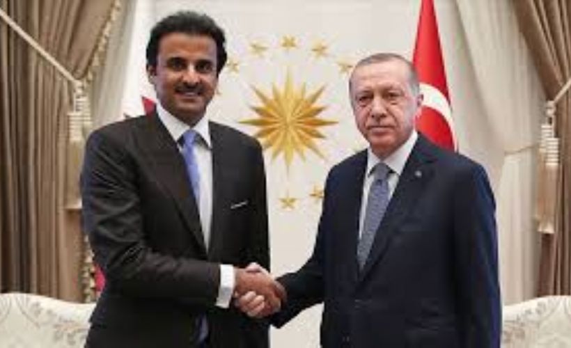 Cumhurbaşkanı Erdoğan, Katar Emiri Şeyh Temim bin Hamed Al Sani ile görüştü