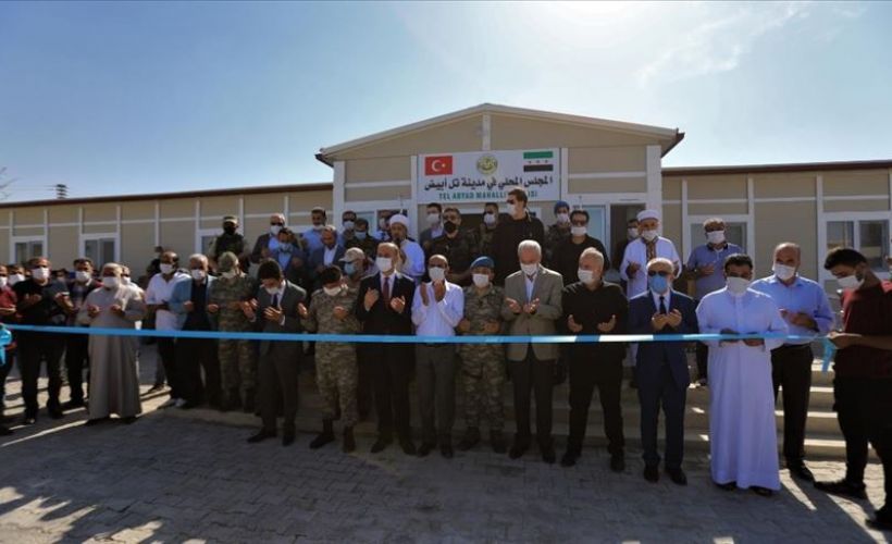 Tel Abyad'ın yeni Yerel Meclis binası törenle açıldı