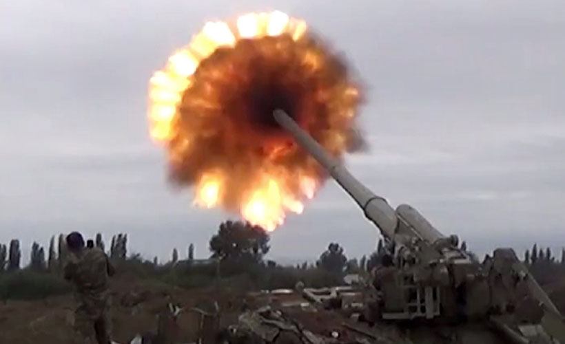 Ateşkes kısa sürdü; Ermenistan'dan Hadrut'a yoğun roket saldırısı