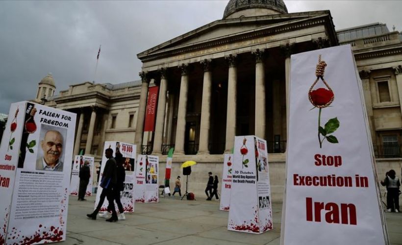 İran'daki idamlar Londra'da protesto edildi