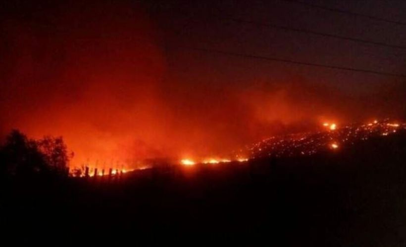 Suriye'deki orman yangınları sürüyor