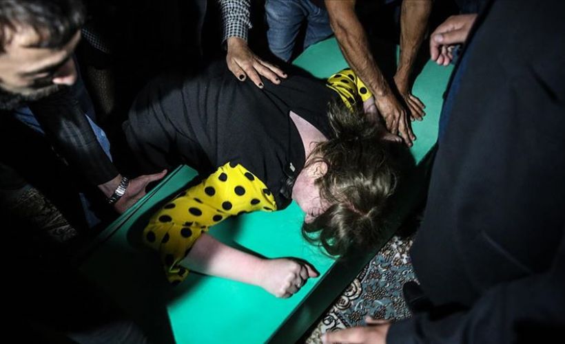 Ermenistan'ın vurduğu Azerbaycanlı siviller son yolculuğuna uğurlandı