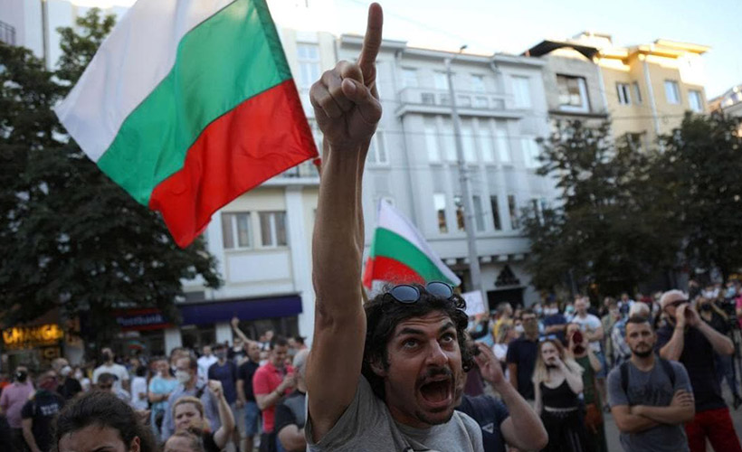 Bulgaristan'da hükümet karşıtı protestolar 100. gününe girdi
