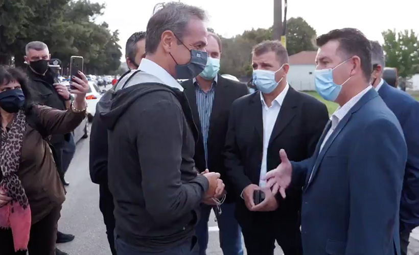 Miçotakis'ten, Türkiye sınırındaki yeni duvarın inşaatına teftiş