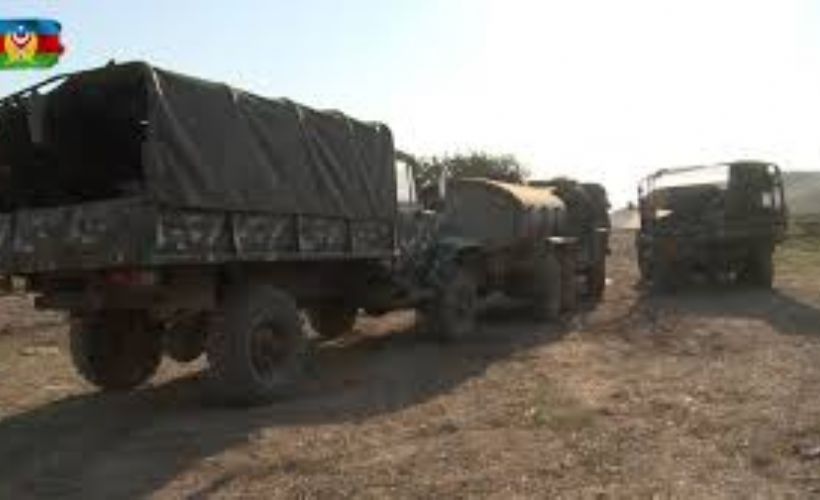 Azerbaycan ordusunun Fuzuli ve Cebrayıl bölgelerinde ele geçirdiği askeri araç ve mühimmatlar