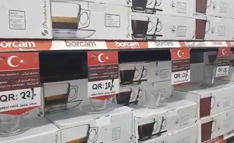 Katarlı esnaftan 'Sadece Türk ürünleri alın' kampanyası