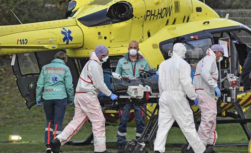 Hollanda'da hastaneler doldu, hastalar Almanya'ya naklediliyor