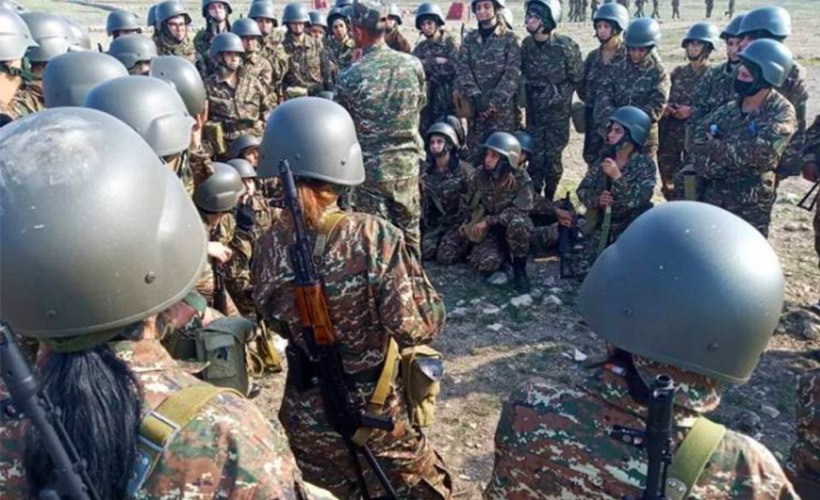 Paşinyan, kadınları savaşa gönderiyor!