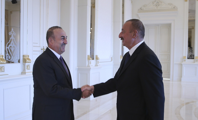 Çavuşoğlu, Aliyev ile görüştü: Tüm dünyaya Türk'ün gücünü gösterdiniz