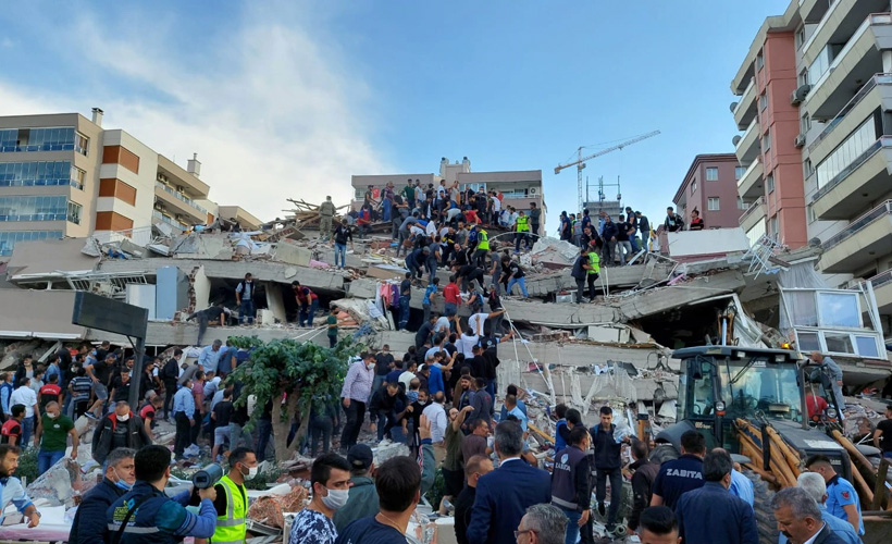 İzmir'deki depremde can kaybı ve yaralı sayısı