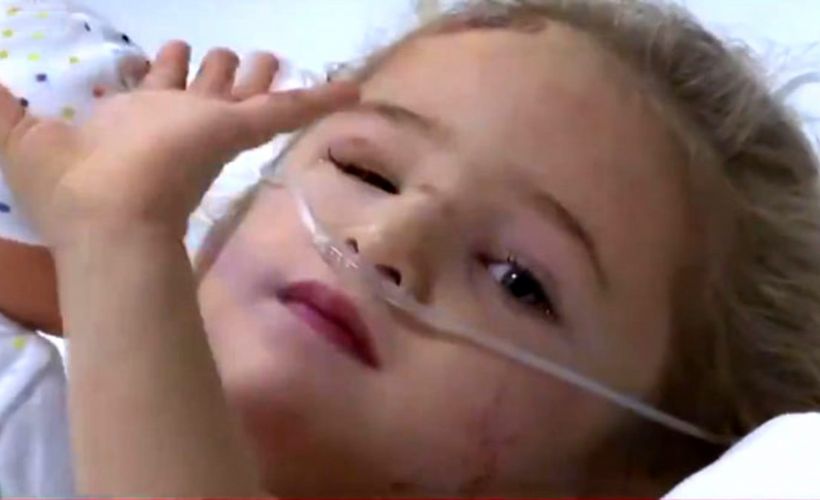 Küçük Elif Türkiye'ye el salladı