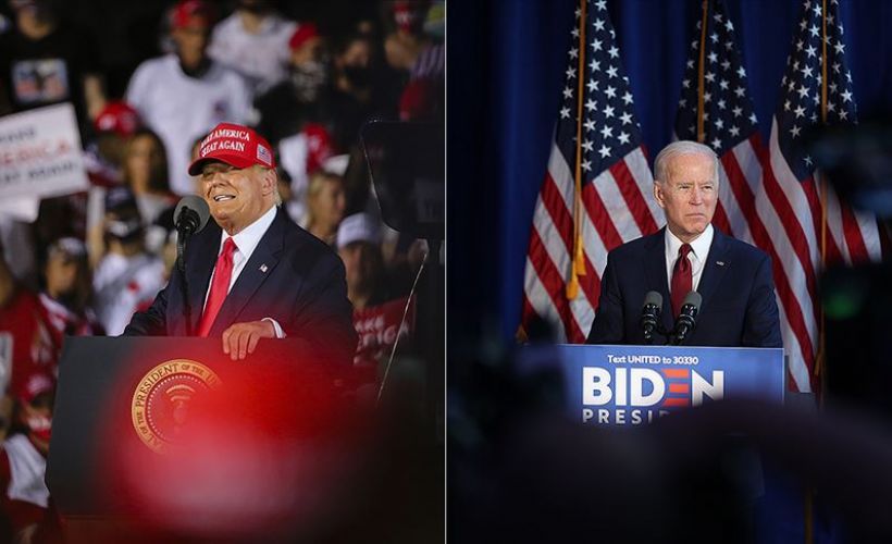 Seçimleri Trump Washington'dan, Biden Pennsylvania'dan takip ediyor