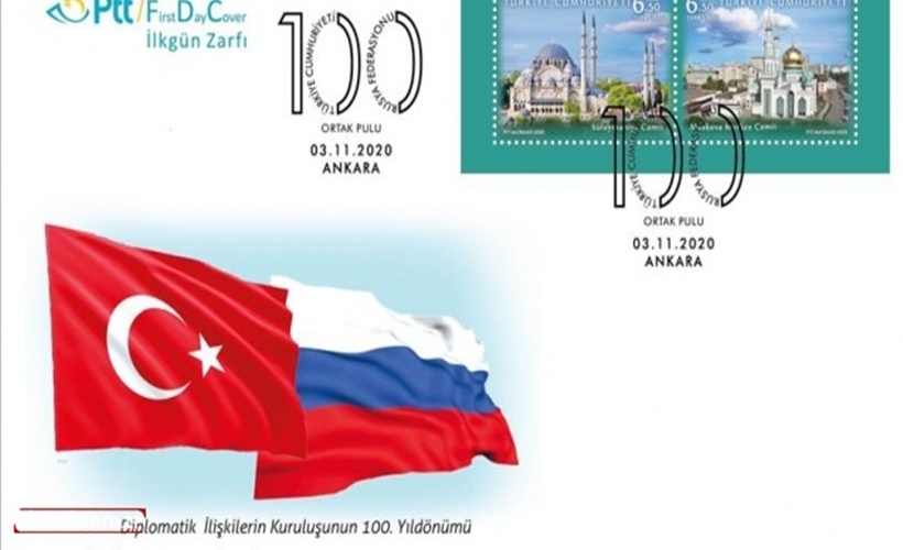 PTT'den 'Türk-Rus ortaklığı' pulu