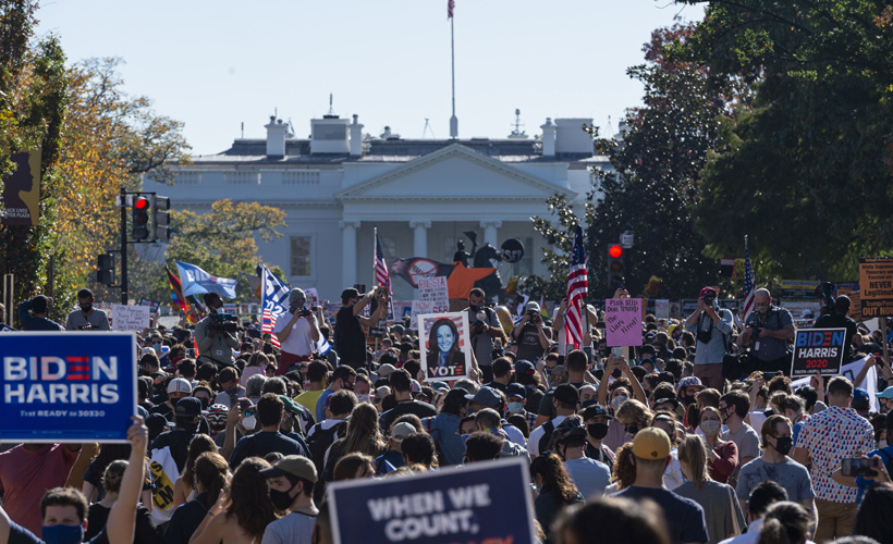 ABD halkı Biden'ın zaferini kutluyor